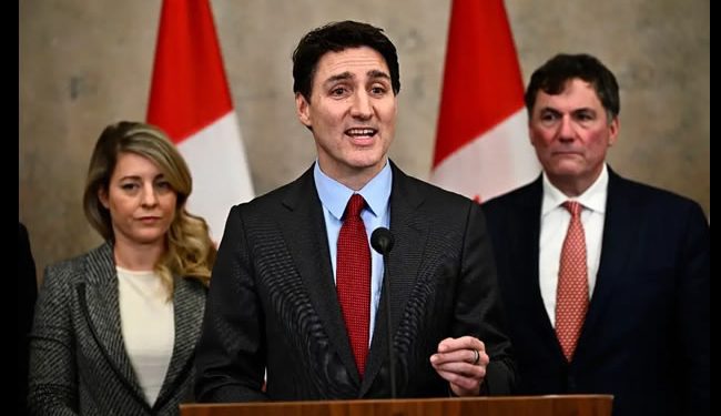 Trudeau responde con aranceles de 25% a importaciones de EU