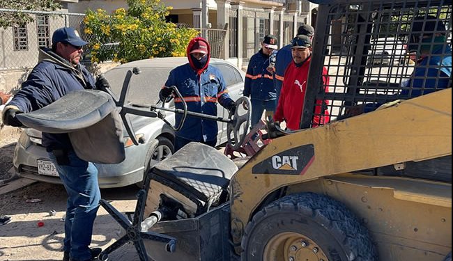 Recolecta Gobierno de Hermosillo 18 toneladas de cacharros en Las Minitas