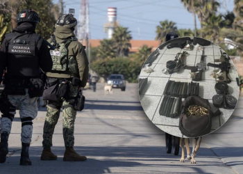 Detienen a tres presuntos integrantes de un grupo delictivo en Sonora con armas y drogas