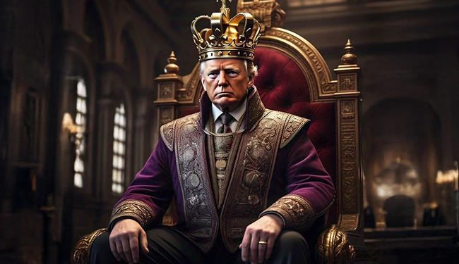 ‘Larga vida al rey’: Trump se autoproclama rey