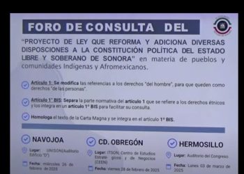 Anuncia Congreso Foros de Consulta en materia de pueblos y comunidades Indígenas y Afromexicanas