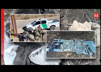 Patrulla Fronteriza descubre punto de “halconeo” en Sonora; decomisan armamento