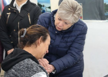 Secretaria Bárcena realiza recorrido en centros de atención y canalización para connacionales en Sonora