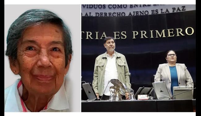 Senado guarda un minuto de silencio en memoria de la madre de Carmen Aristegui