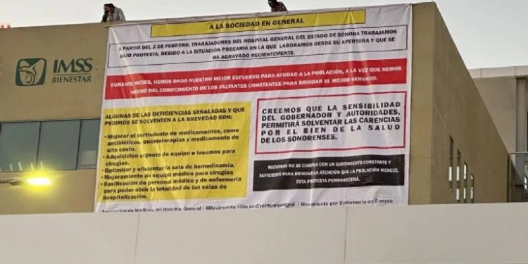 Descartan paro de labores en Hospital General de Sonora tras protestas