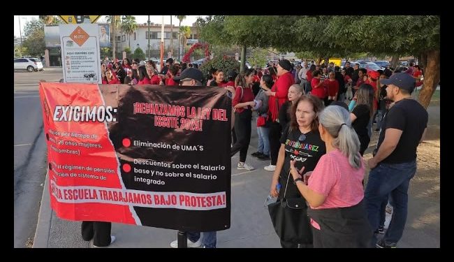 Harán paro estatal en escuelas federales el lunes 24 en rechazo a iniciativa de reforma a Ley del ISSSTE
