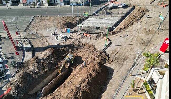 Anuncia Toño Astiazarán dobles turnos laborales en construcción de puente a desnivel Colosio y Solidaridad