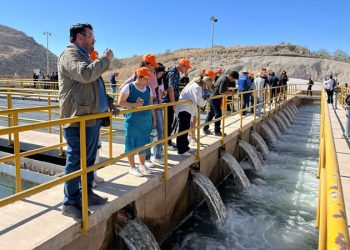 Recorren participantes del concurso Salvemos el Aguah potabilizadoras del Municipio
