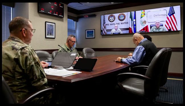 Secretarios de Marina y Defensa hablaron con el General del Comando Norte de EEUU para coordinación militar