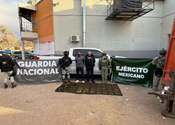 Detienen a integrantes de un grupo criminal con armamento en Sonora