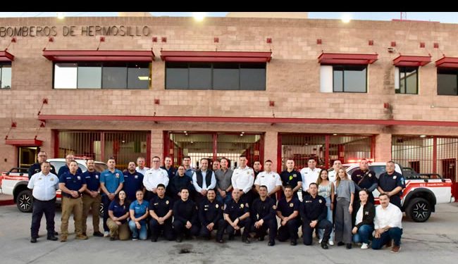 Apoya Toño Astiazarán con cuatro unidades nuevas a Bomberos de Hermosillo