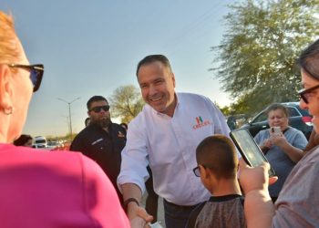 Verifica Toño Astiazarán avances en trabajos de rehabilitación en puente del bulevar Agustín Zamora