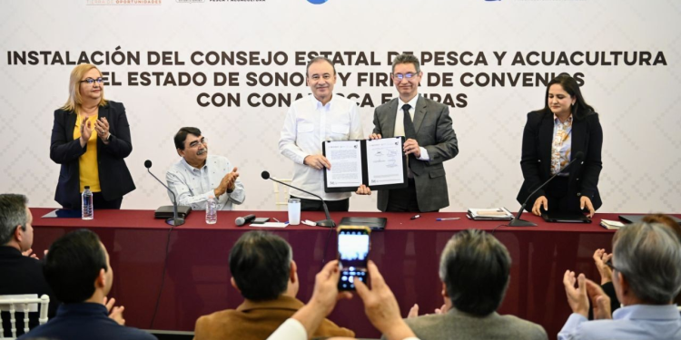 Durazo impulsa crecimiento del sector pesquero con instalación del Consejo Estatal de Pesca y Acuacultura