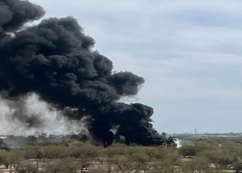 Se Incendia Predio Contiguo a Presa Abelardo L Rodríguez; Presuntamente Resguardaban Combustible