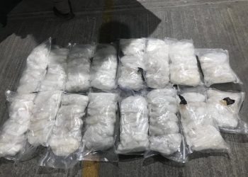 Detienen a chofer de paquetería con 36 kilos de metanfetamina en Sonora