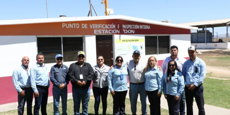 Celebra Sonora 21 años del Punto de Verificación e Inspección Interna en Estación Don