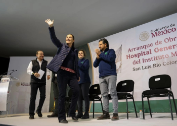 Supervisa Sheinbaum obras del nuevo hospital del IMSS en Sonora