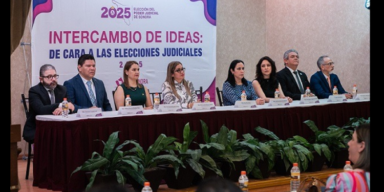 Organiza IEE Sonora Foro nacional “Intercambio de ideas: de cara a las Elecciones Judiciales 2025”