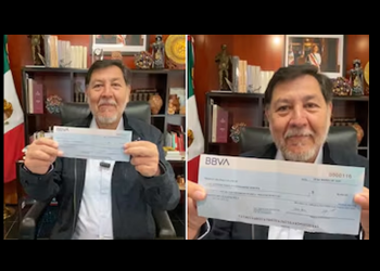 Noroña da a conocer la cifra de dinero que recibió del Senado para su pasaje de avión a Francia