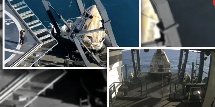 Astronautas varados durante 9 meses en la EEI regresan a la Tierra; amerizan en Golfo de México