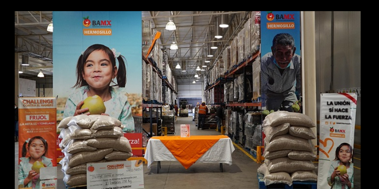Empresas donan 10 toneladas de frijol a Banco de Alimentos de Hermosillo