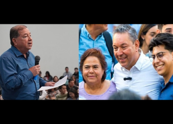 Cierran campaña Grajeda Bustamante y González Valdez candidatos a rectoría