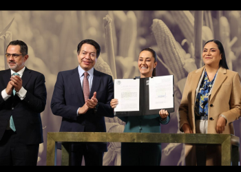 Sheinbaum firma la reforma que prohíbe la siembra de maíz transgénico