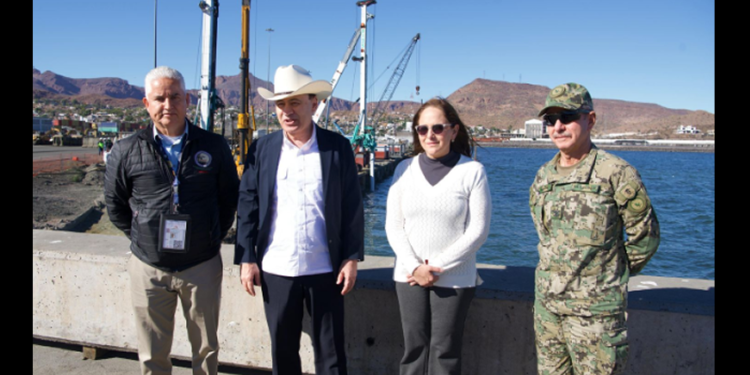 Gobernador Durazo y Unión Europea convierten a Guaymas en terminal cero emisiones 