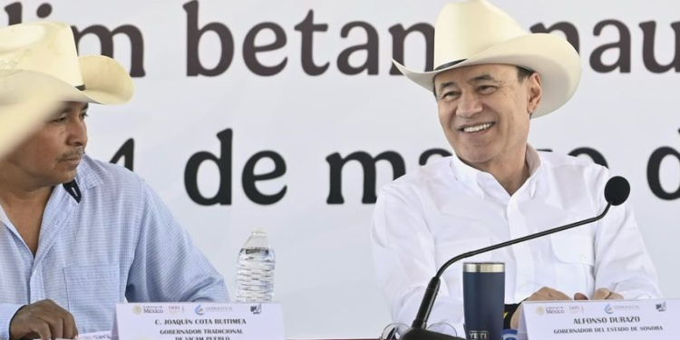 Durazo avanza con acciones del Plan de Justicia Yaqui para fortalecer infraestructura hídrica