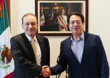 Mario Delgado se reúne con gobernador de Sonora