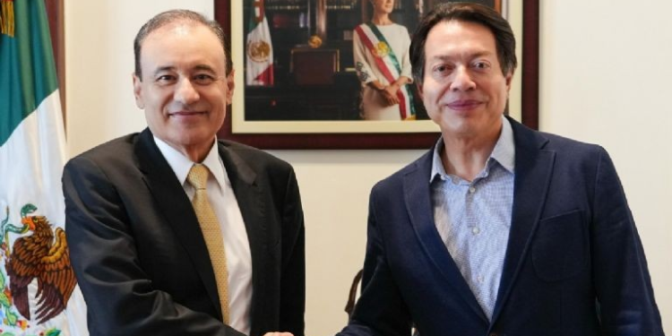 Mario Delgado se reúne con gobernador de Sonora