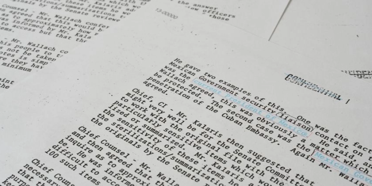 Salen a la luz papeles de la CIA sobre espionaje en México y Cuba