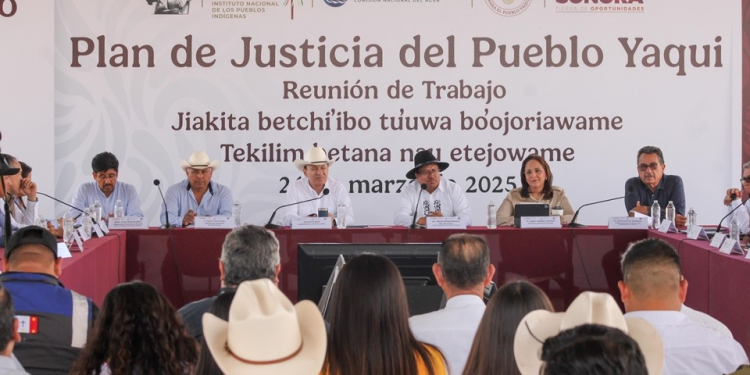 Plan de Justicia para el Pueblo Yaqui garantiza el derecho humano al agua.