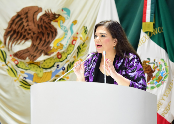 La diputada Gabriela Tapia Fonllem presenta posicionamiento referente al maíz transgénico.