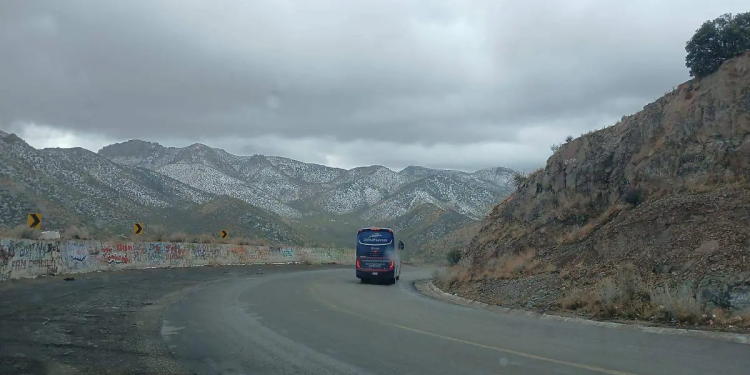 ¡En pleno marzo! Reportan caída de nieve en los límites de Chihuahua y Sonora