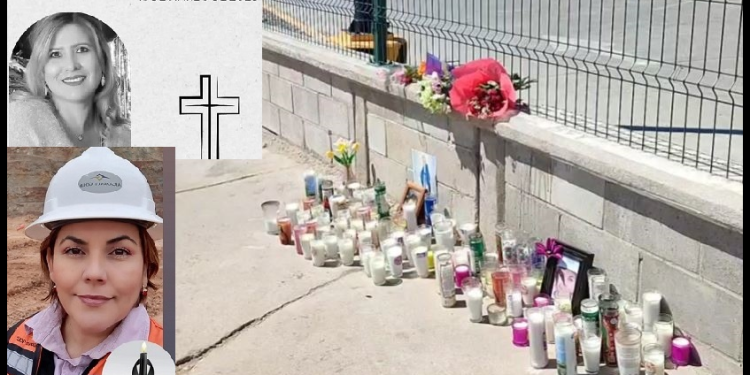 Colocan veladoras donde fueron atropelladas las dos madres de familias tras dejar a sus hijas en escuela privada