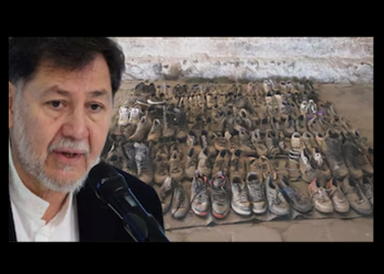 Fernández Noroña acusa golpeteo político en caso Teuchitlán: “¿Quién dice que los zapatos son de desaparecidos?”