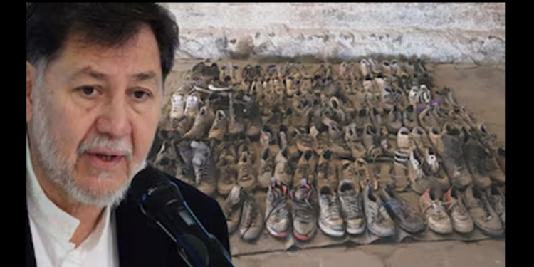 Fernández Noroña acusa golpeteo político en caso Teuchitlán: “¿Quién dice que los zapatos son de desaparecidos?”