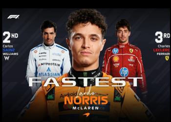 Reinicia F1 con Lando Norris (McLaren) como el más rápido en entrenamientos
