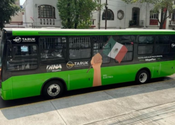 El nombre de este autobús eléctrico 100% mexicano está inspirado en la lengua yaqui de Sonora