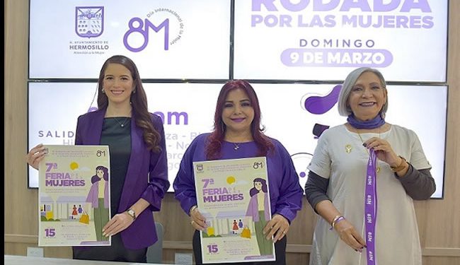 Anuncian Gobierno Municipal y colectivos actividades por el Día Internacional de la Mujer
