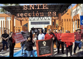 Acuerdan docentes federalizados de Sonora sumarse al paro nacional por 72 horas