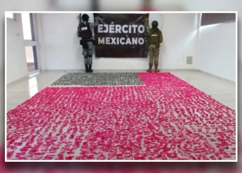 Aseguran 4 mil 200 dosis de metanfetamina en Cajeme