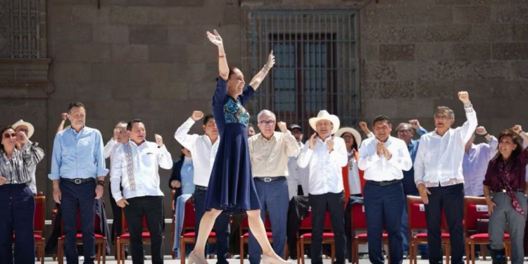 Gobernador de Sonora respalda a Sheibaum sobre fortalecer la estrategia económica del país; celebra suspensión de aranceles