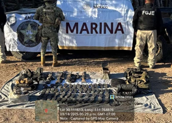 Caen cuatro integrantes de “Los Pelones”, operaban para “Los Chapitos”, en Sonora; aseguran armamento a “Los Deltas”