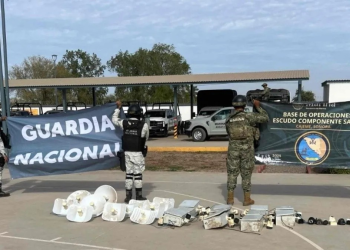 Golpe a la Vigilancia Criminal en Navojoa; Marina, GN y Policía Estatal retiran cámaras y antenas repetidoras