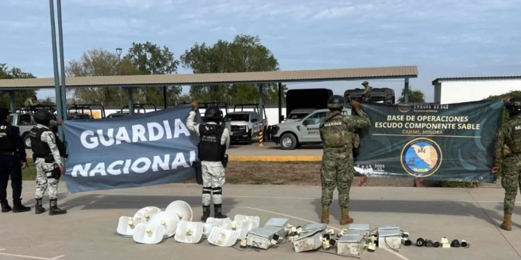 Golpe a la Vigilancia Criminal en Navojoa; Marina, GN y Policía Estatal retiran cámaras y antenas repetidoras