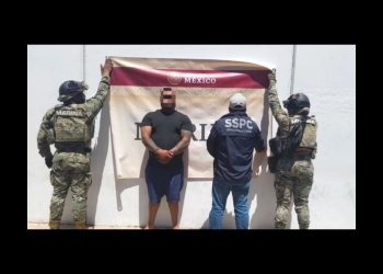 Detienen en Bahía de Kino a “4-40”, presunto miembro del Cártel Jalisco Nueva Generación