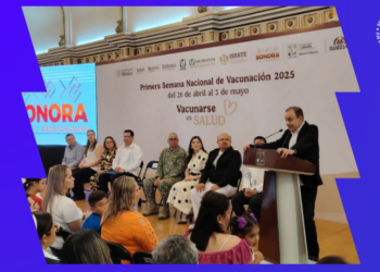 Inicia semana nacional de vacunación en Sonora
