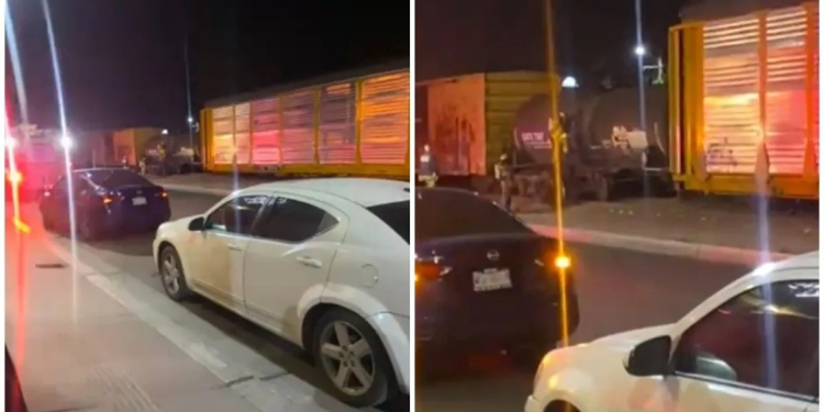 Se descarrila tren que transportaba ácido sulfúrico en zona urbana de Nogales